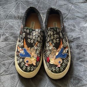 steve madden platform slip ons